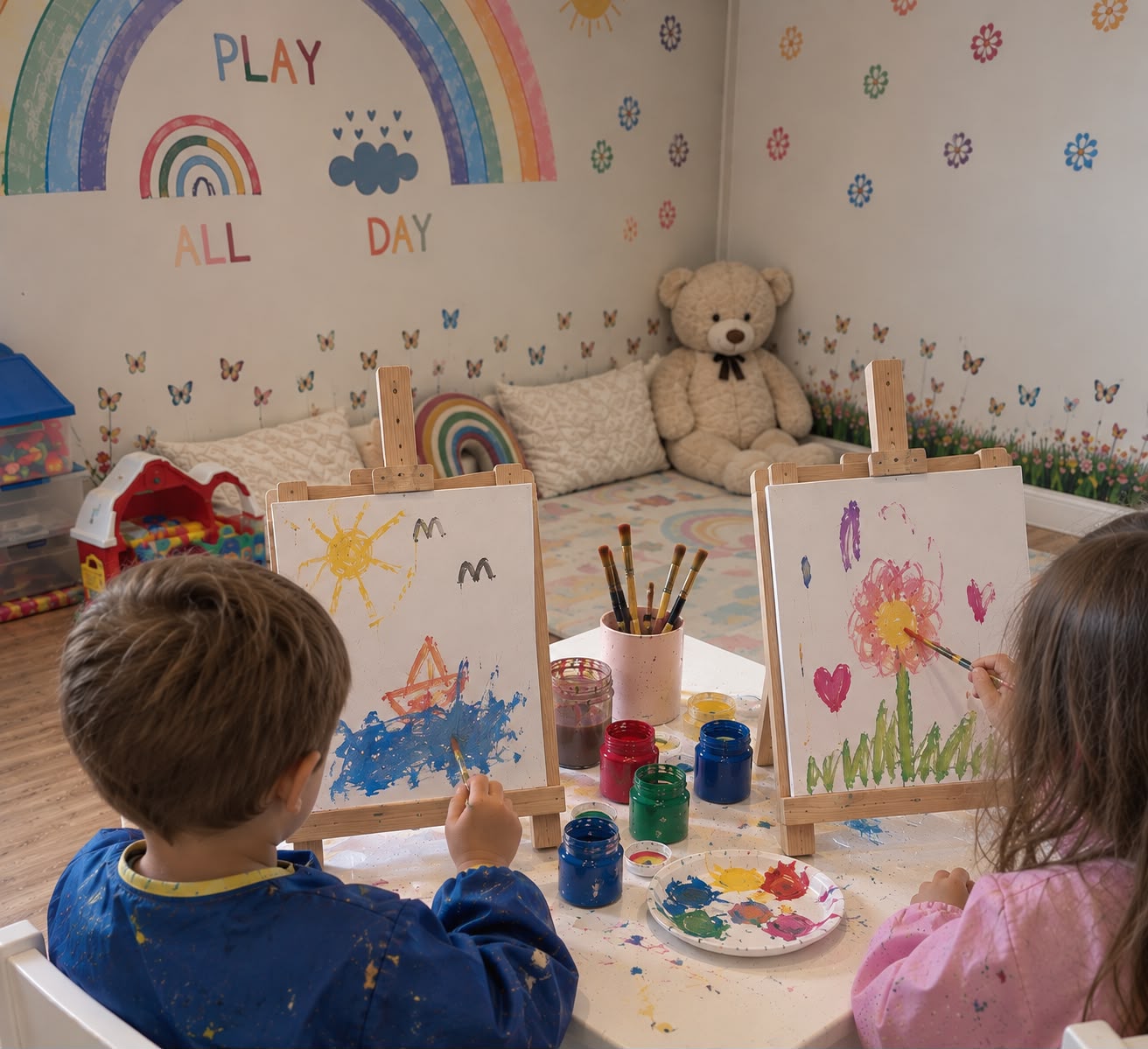 atelier peinture pour enfant à Cagnes sur mer